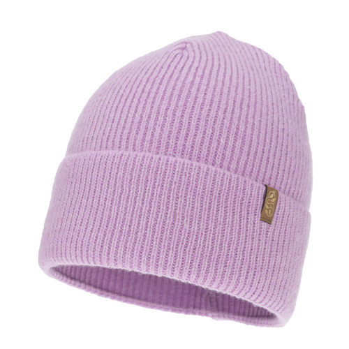 Berretto invernale donna, viola, con lana merino, Tahoe