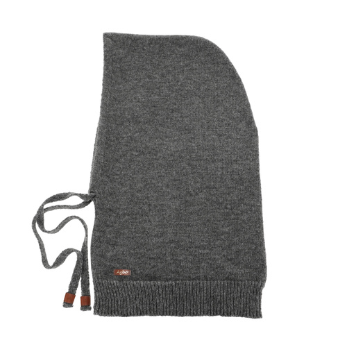 Passamontagna invernale donna, grigia, con lana, Elizabeth