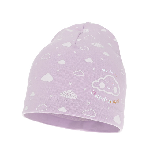 Berretto autunno/primavera bambina, viola, Klaudyna