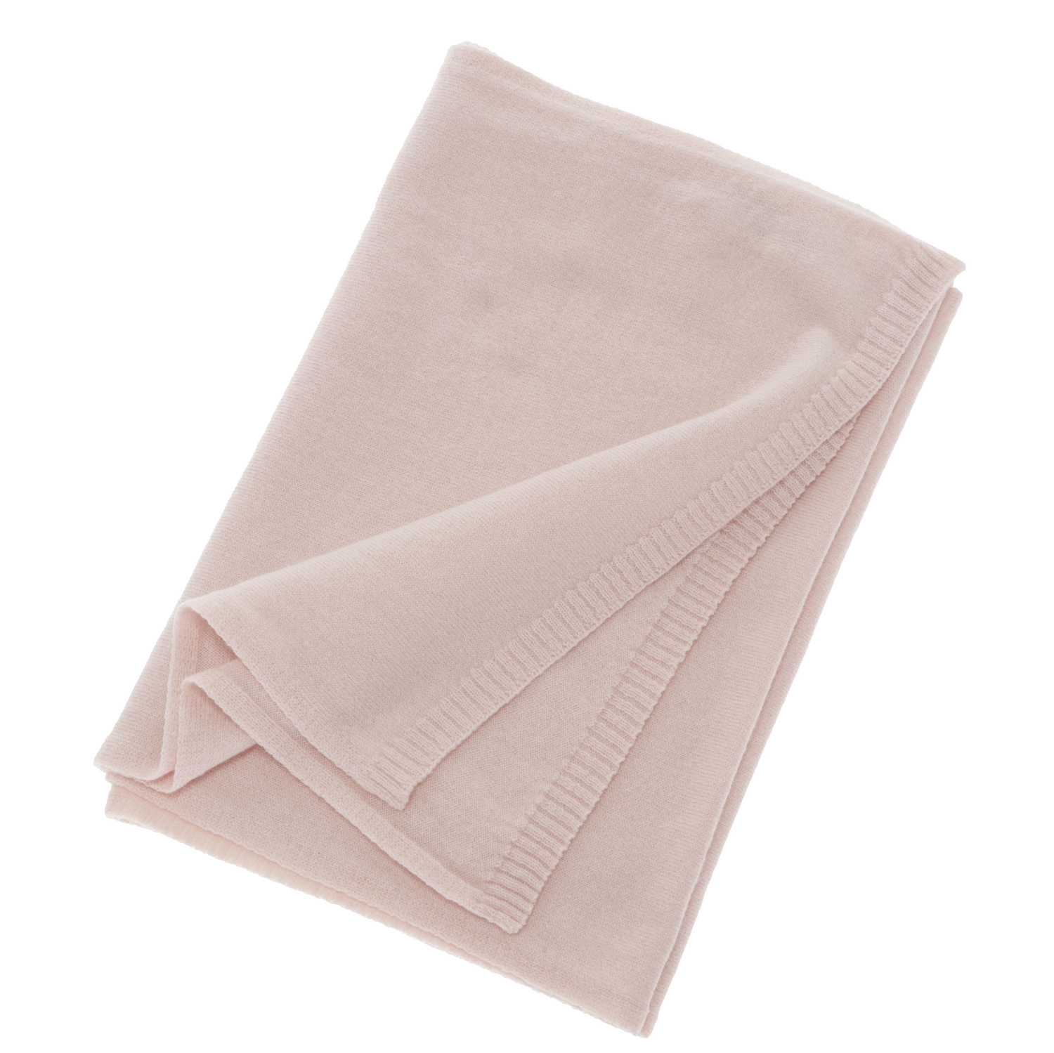 Sciarpa invernale donna, rosa chiaro, lana merino con cashmere, Irenia