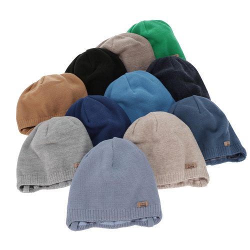 Berretto autunno/primavera bambino, camel, con lacci, Valdis