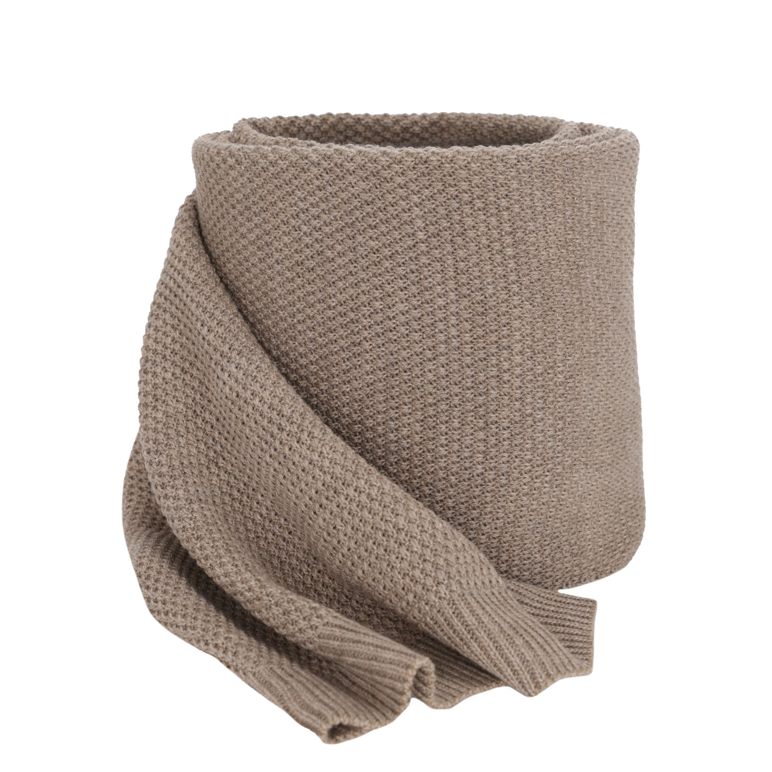 Sciarpa invernale donna, beige scuro, Agora