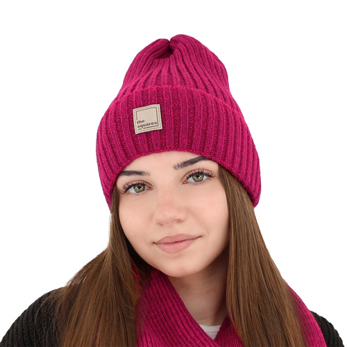 Berretto invernale donna, nero, 100% Lana Merino, Benedetta