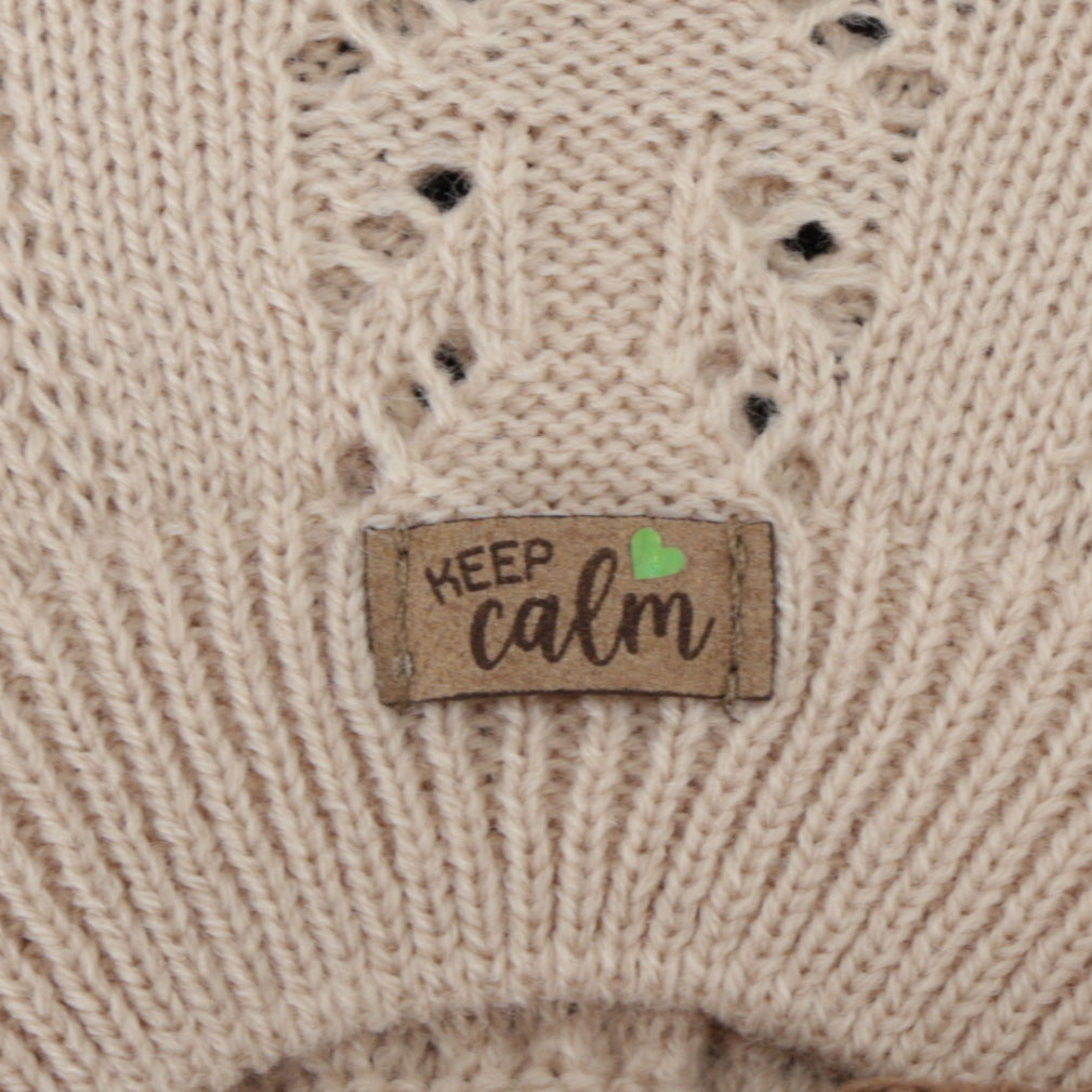 Beret per bambina autunno/primavera, marrone, Kevira