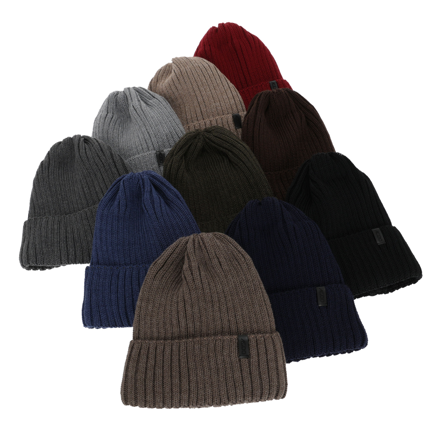 Berretto invernale uomo, beige, con lana merino, Tyrol