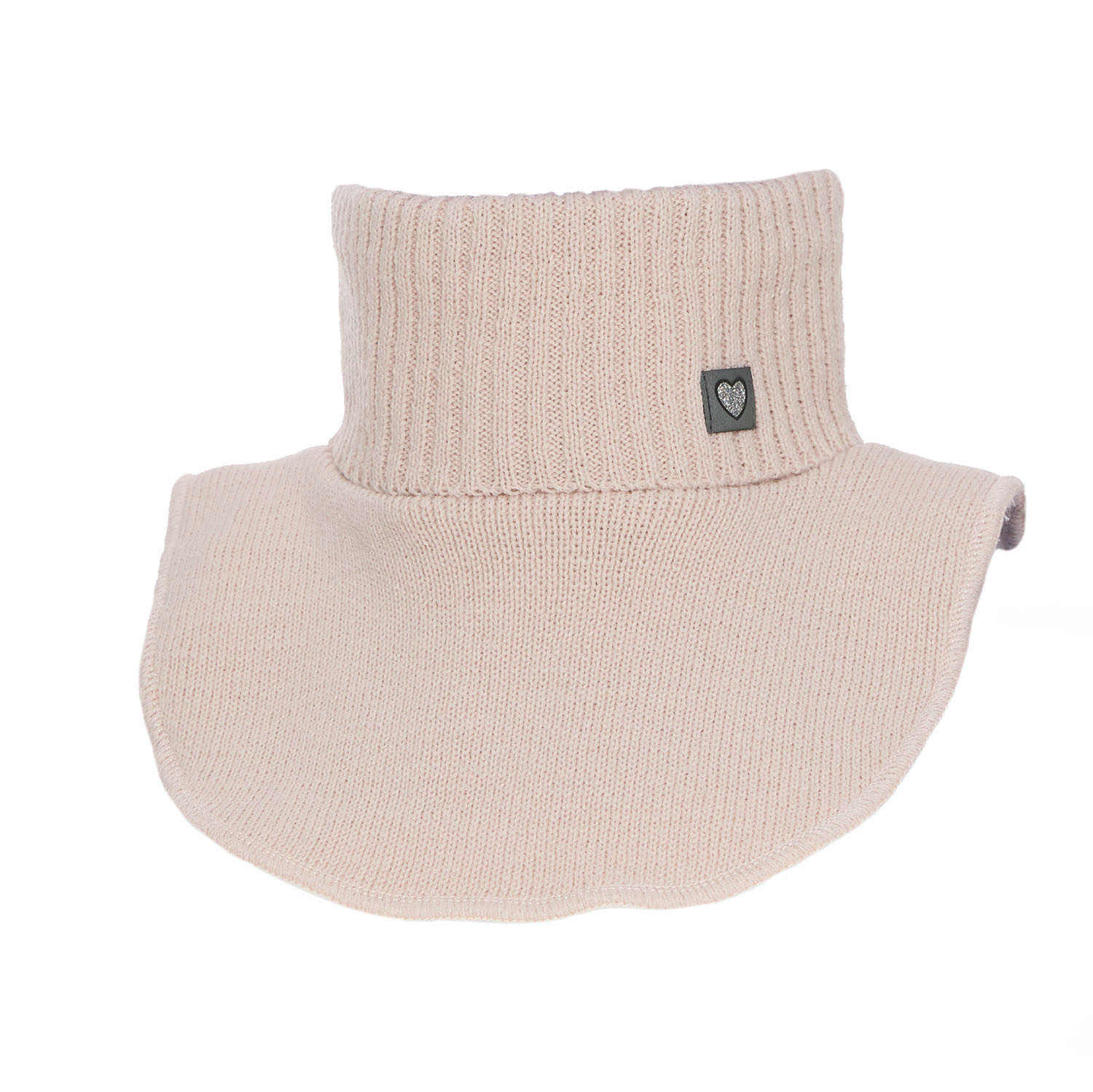 Scaldacollo con coprispalle invernale bambina foderato in pile, rosa chiaro, Rafa