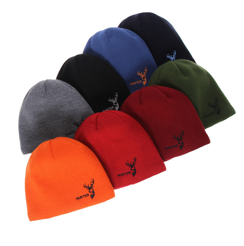 Berretto invernale uomo, grigio, Berretto da caccia, Hunter