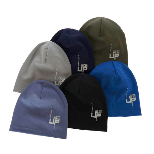 Berretto autunno/primavera bambino, grigio, cotone Kaltel