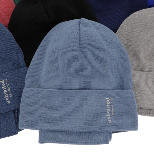 Set autunno/primavera bambino: berretto e scaldacollo, con cotone, blu scuro, Timothe