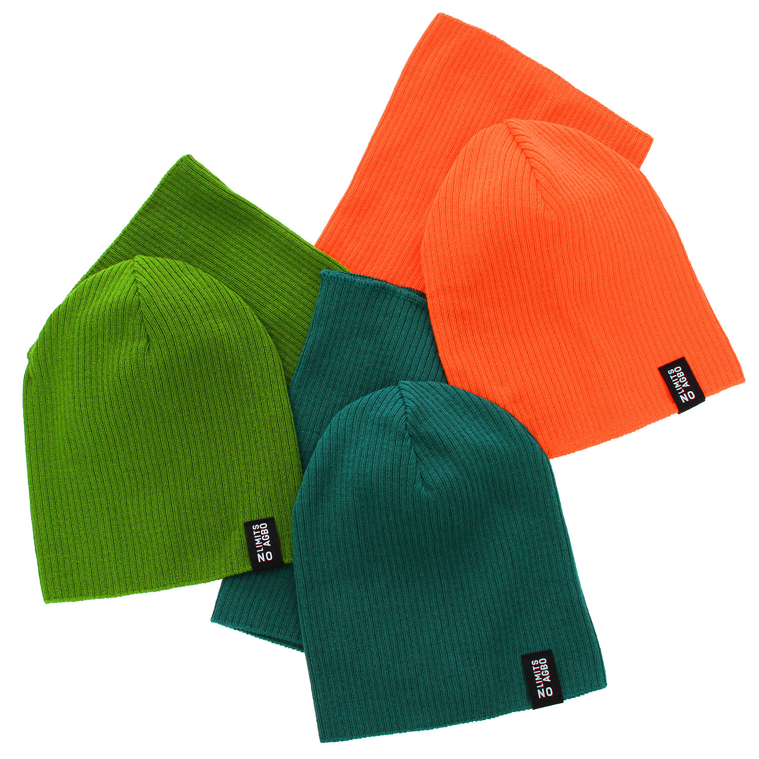 Set autunno/primavera bambino: berretto e scaldacollo, con cotone, verde smeraldo, Tunis