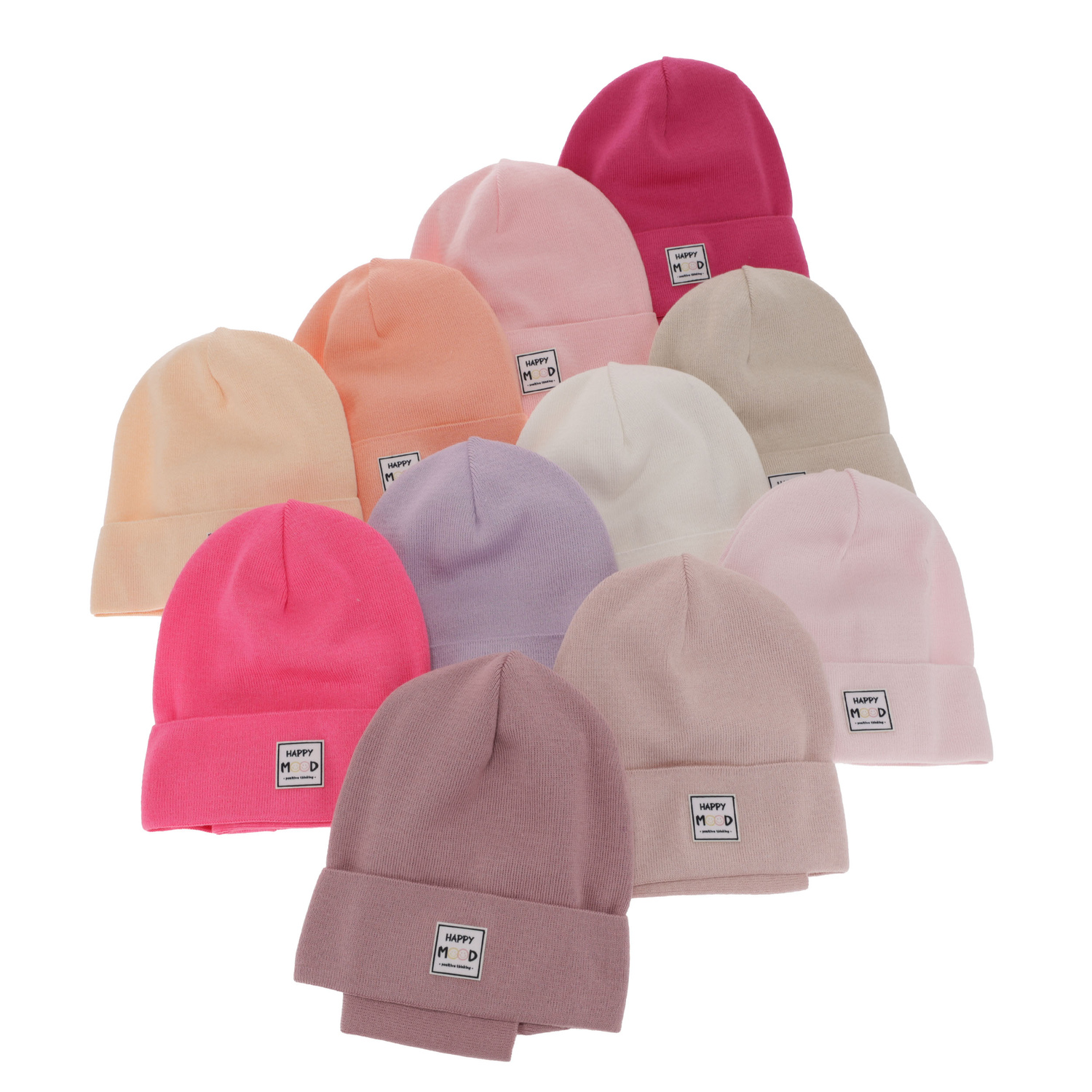 Set autunno/primavera bambina: berretto e scaldacollo, con cotone, viola, Mersila