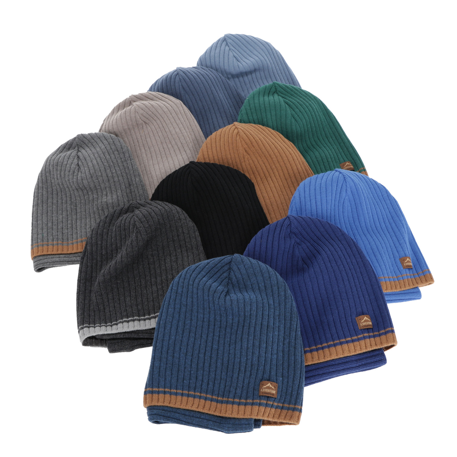 Set autunno/primavera bambino (berretto e scaldacollo), smeraldo, con cotone, Eirik