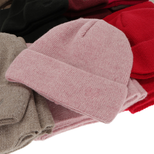 Set invernale donna: berretto e sciarpa, rosso, Rava