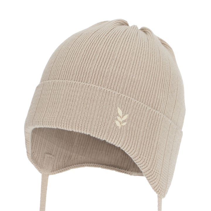 Berretto autunno/primavera bambina, beige, 100% cotone, Zanetta