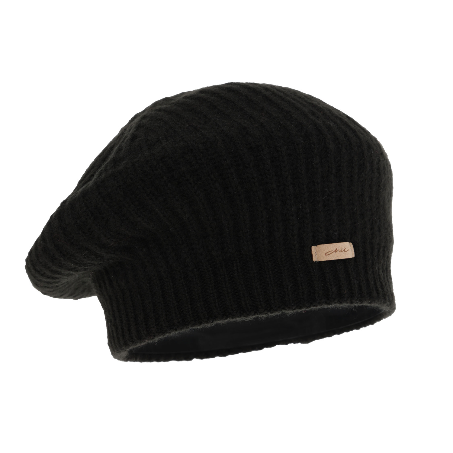 Berretto invernale donna, nero, Grace