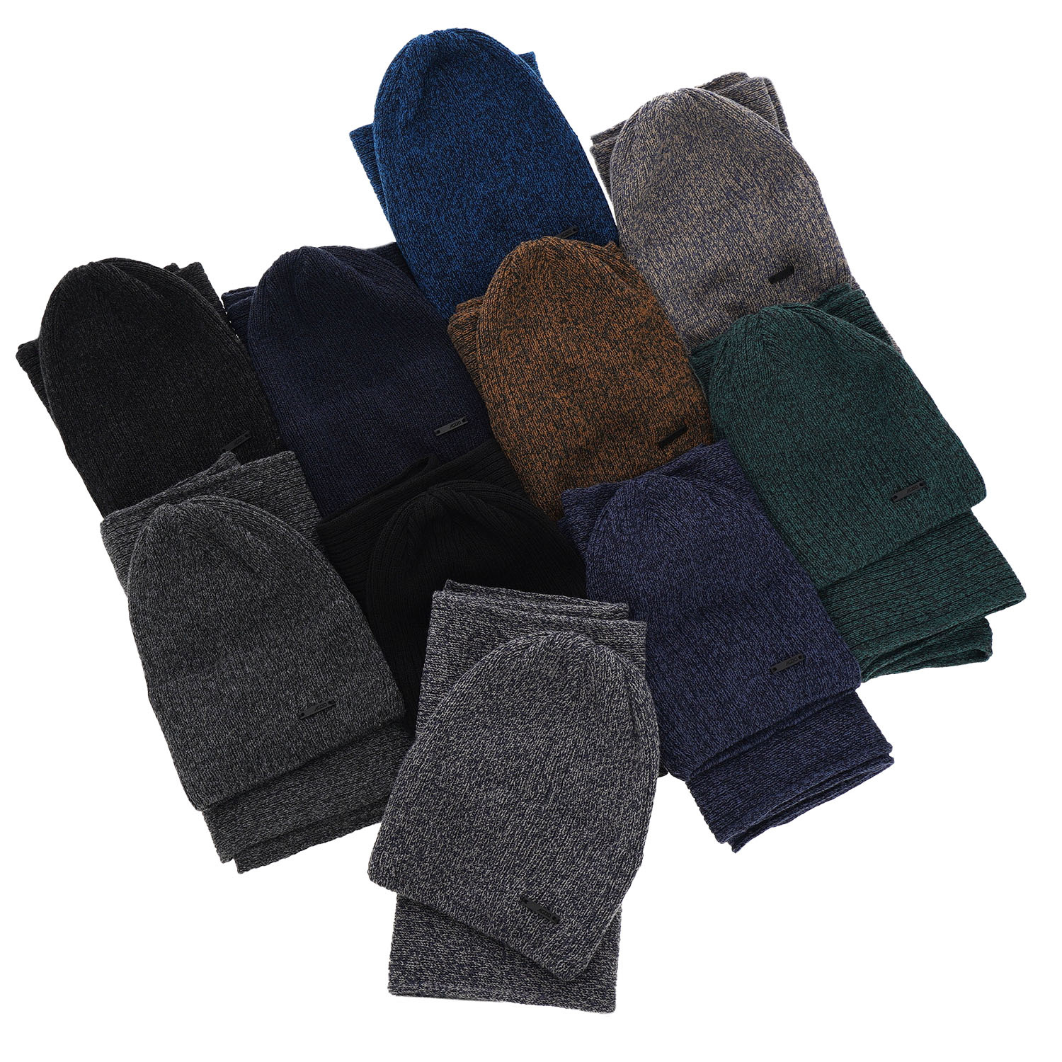 Set invernale bambino: berretto e scaldacollo, blu, Elmer