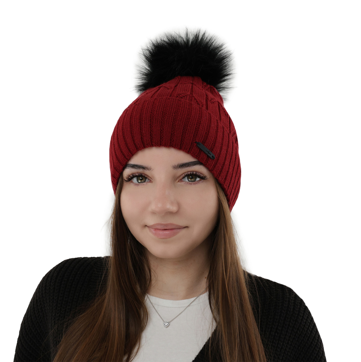 Berretto invernale donna, crema, 100% Lana Merino, Talaria