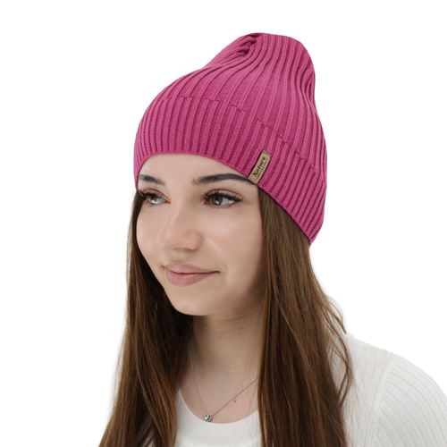 Berretto da donna primaverile, autunnale, con cotone, grigio, Mirona