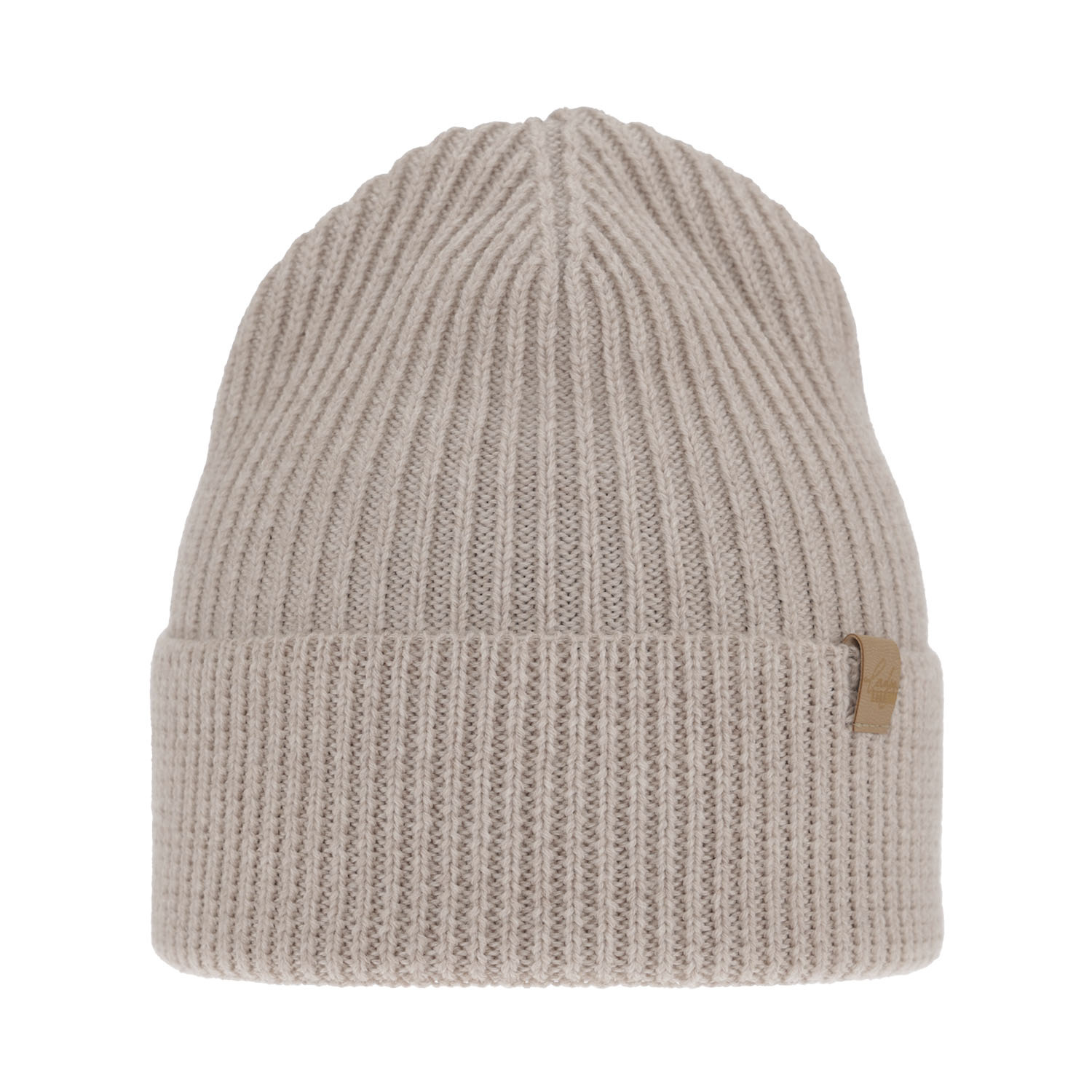 Berretto invernale donna, beige, 100% Lana Merino, Isla