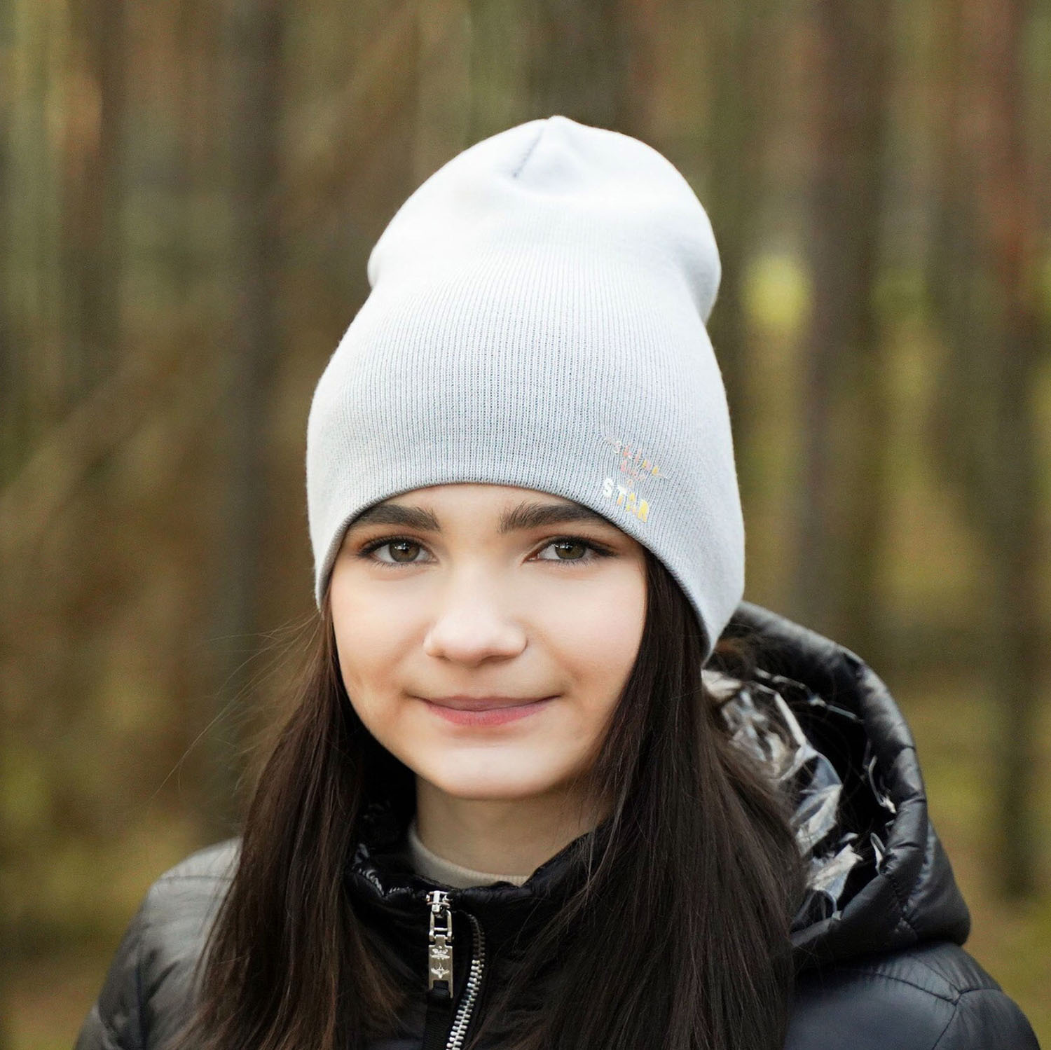 Berretto invernale bambina, camel, Estrela