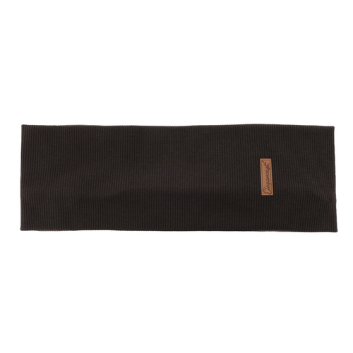 Fascia per capelli autunnale, primaverile, da donna, marrone, in cotone Sharon