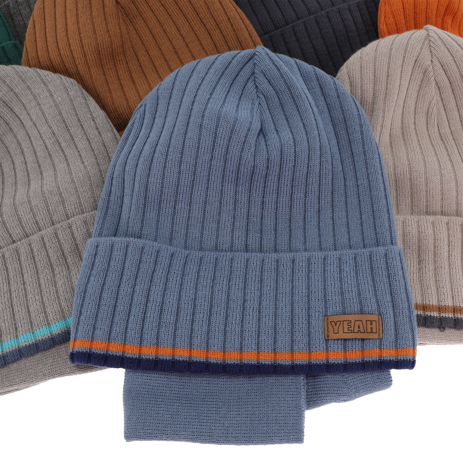 Set autunno/primavera bambino: berretto e scaldacollo, con cotone, grigio, London