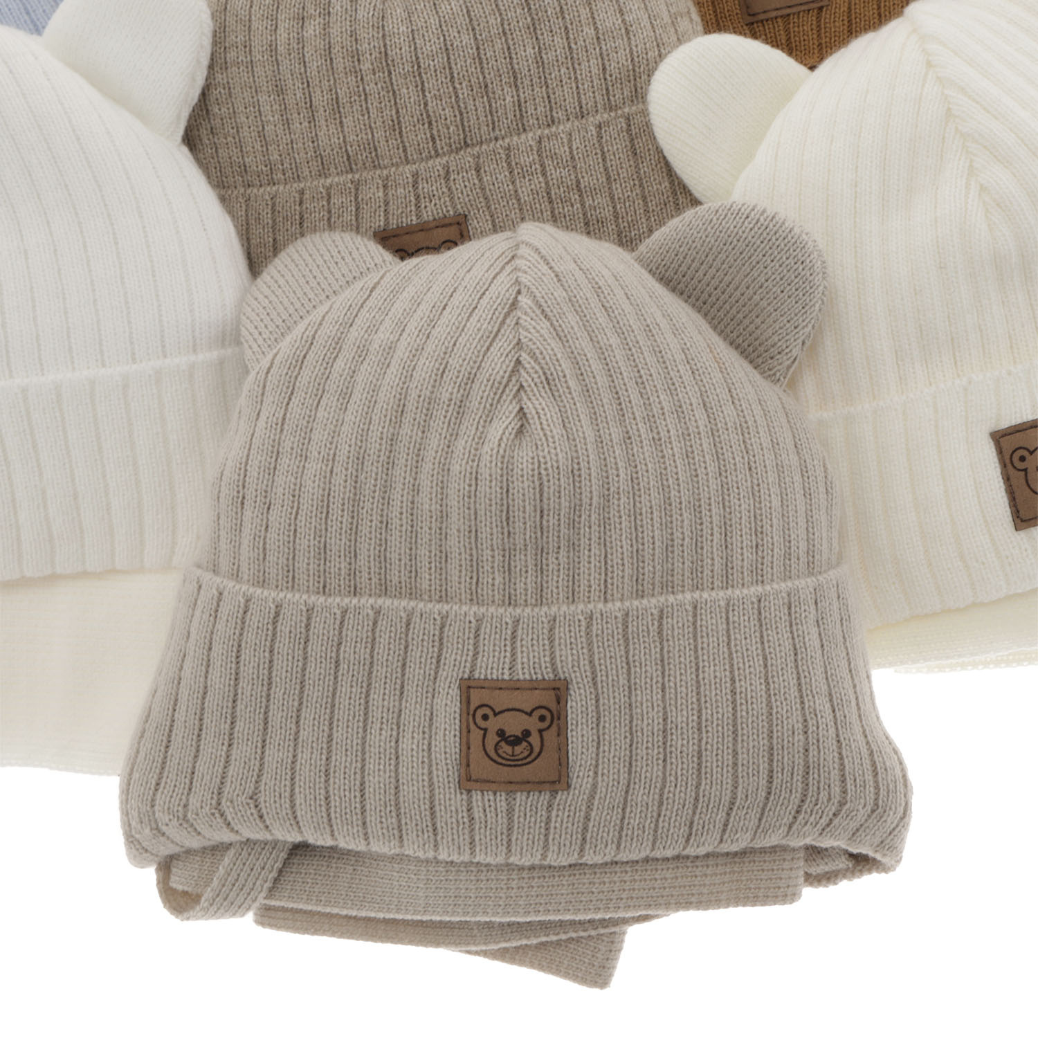 Set invernale bambino: berretto e sciarpa, bianco, Anthony