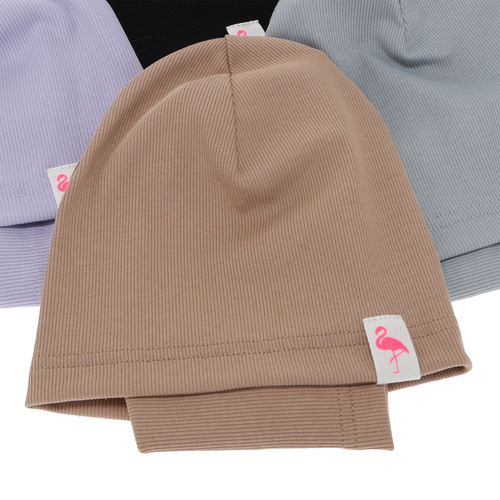 Set autunno/primavera bambina: berretto e scaldacollo, in cotone, grigio, Rumilla