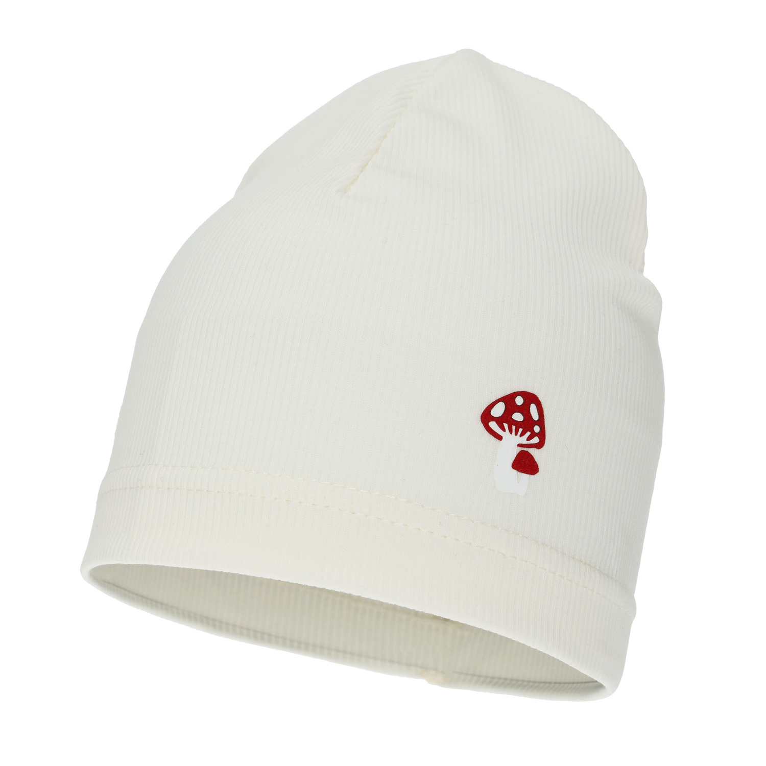 Berretto per bambina autunnale, primaverile, color crema, di cotone Balma