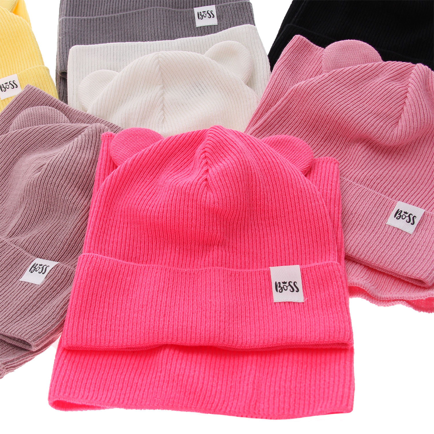 Set autunno/primavera bambina: berretto e scaldacollo, con cotone, azzurro, Kajra