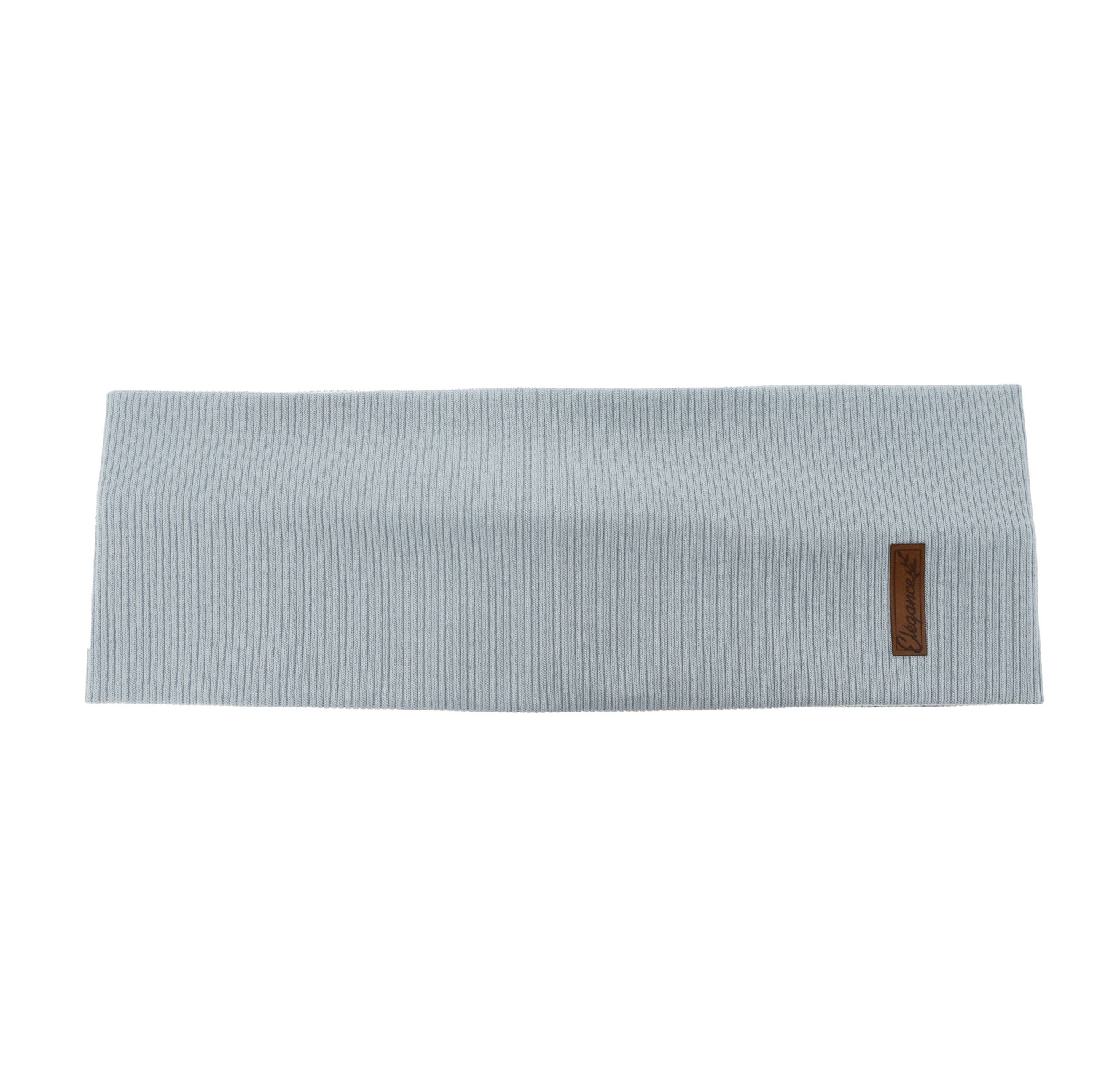 Fascia per capelli autunnale, primaverile, da donna, grigia, in cotone Sharon