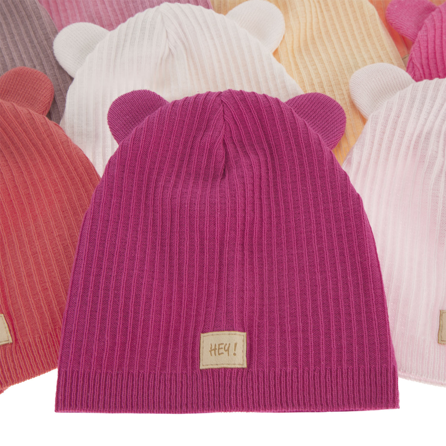 Berretto autunno/primavera bambina, con cotone, bianca, Clarisa