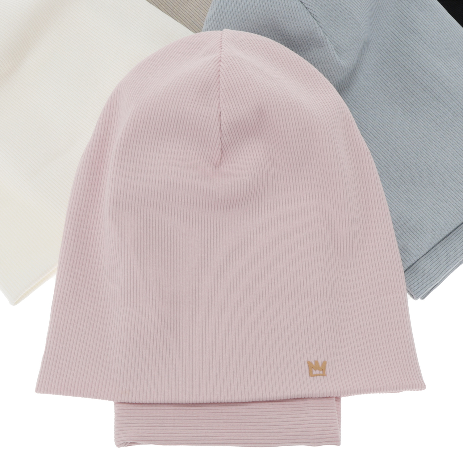 Set autunno/primavera bambina (berretto e scaldacollo), rosa, cotone, Carina