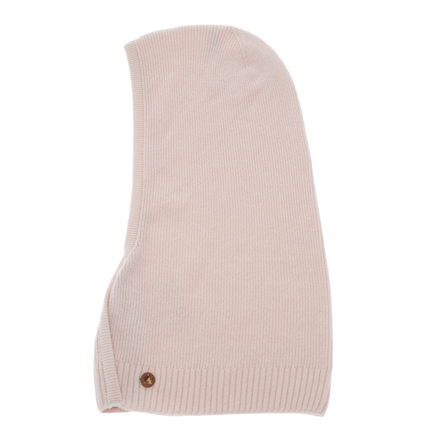 Passamontagna autunnale, invernale, donna, rosa, lana merino con cashmere, Kiruna