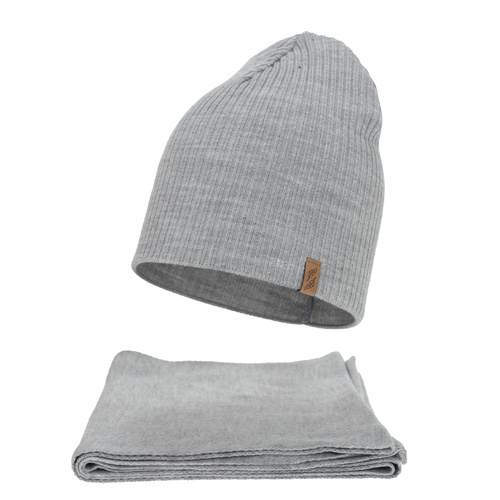 Set invernale donna: berretto e sciarpa, rosa, Fena