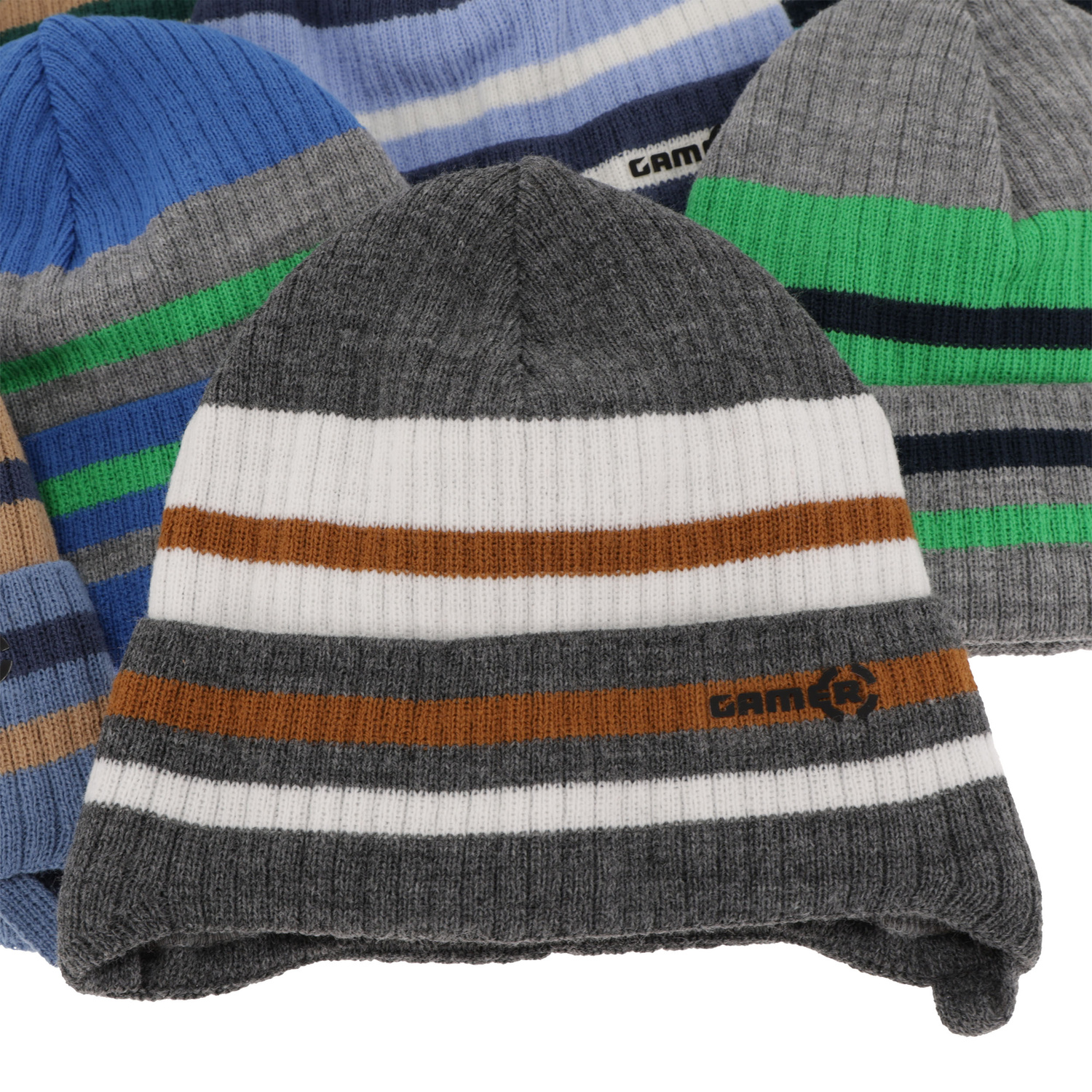 Berretto autunno/primavera bambino, blu scuro, con lacci, Oleander