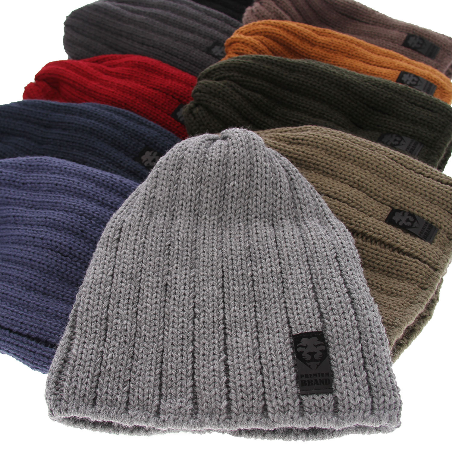 Berretto invernale uomo, nero, Derek