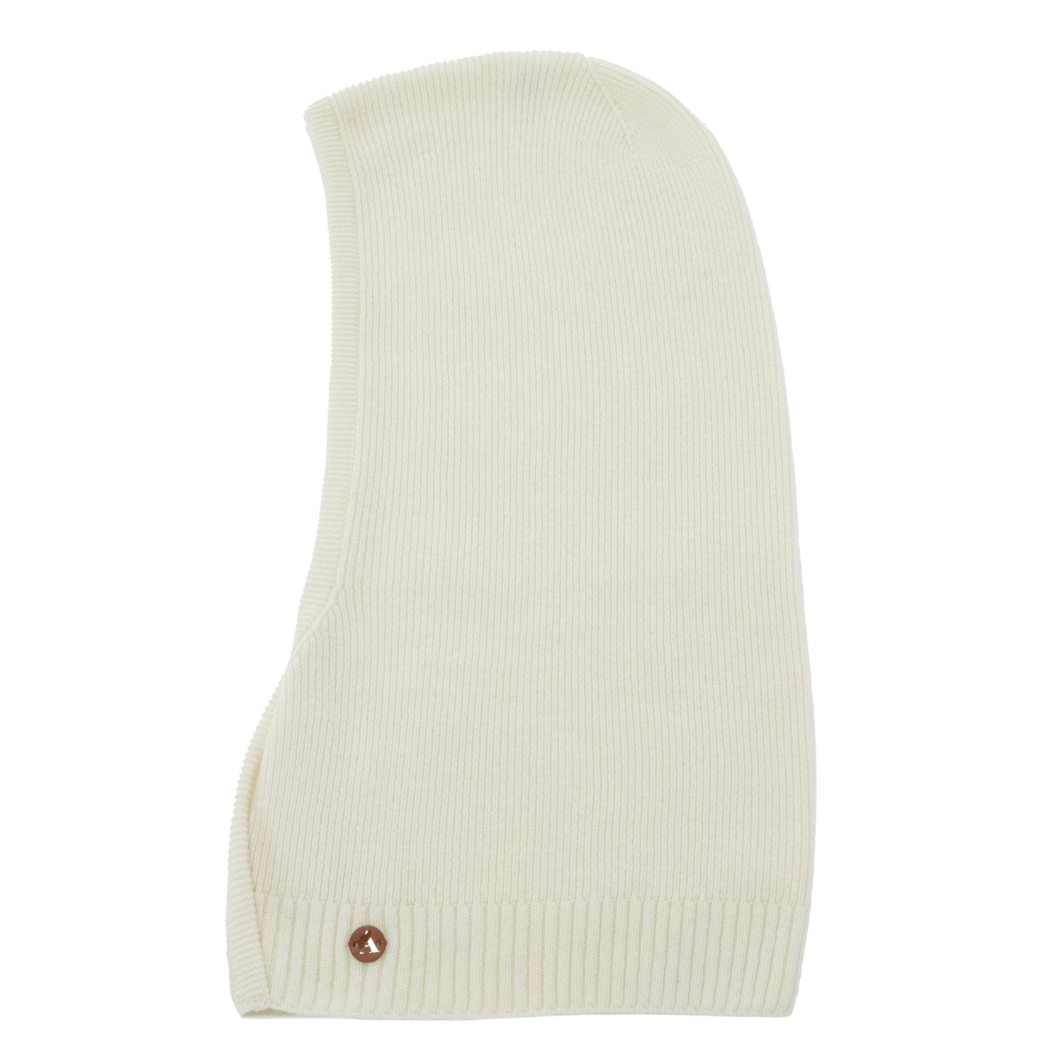 Passamontagna autunnale, invernale, donna, crema, lana merino con cashmere, Kiruna