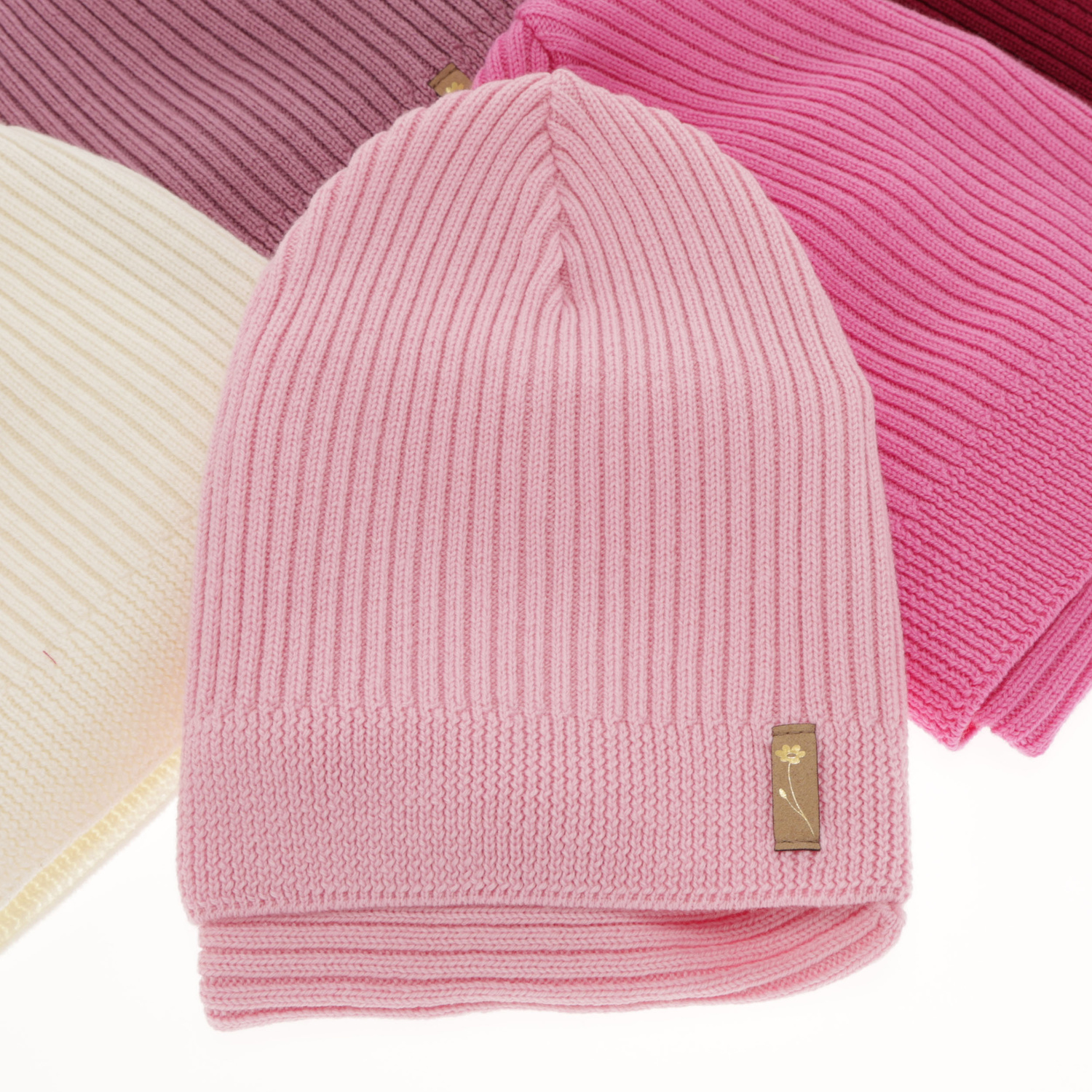 Set autunno/primavera bambina: berretto e scaldacollo, grigio, 100% Lana Merino, Chelsie