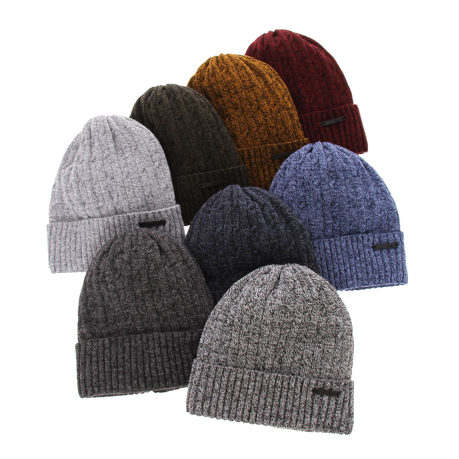 Berretto invernale uomo, grigio, Mishel