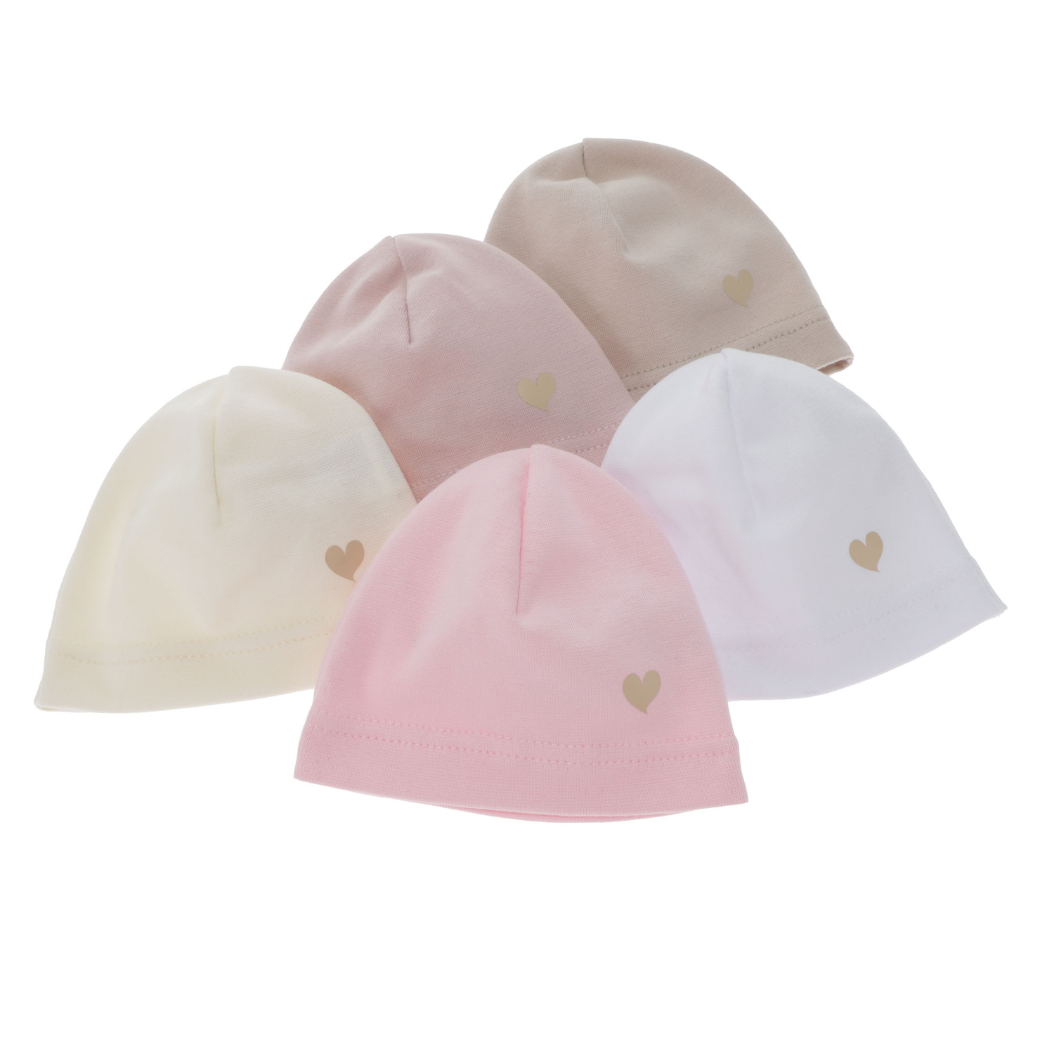 Berretto autunno/primavera bambina, crema, Nestie