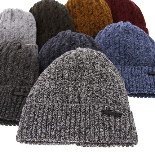 Berretto invernale uomo, khaki, Mishel