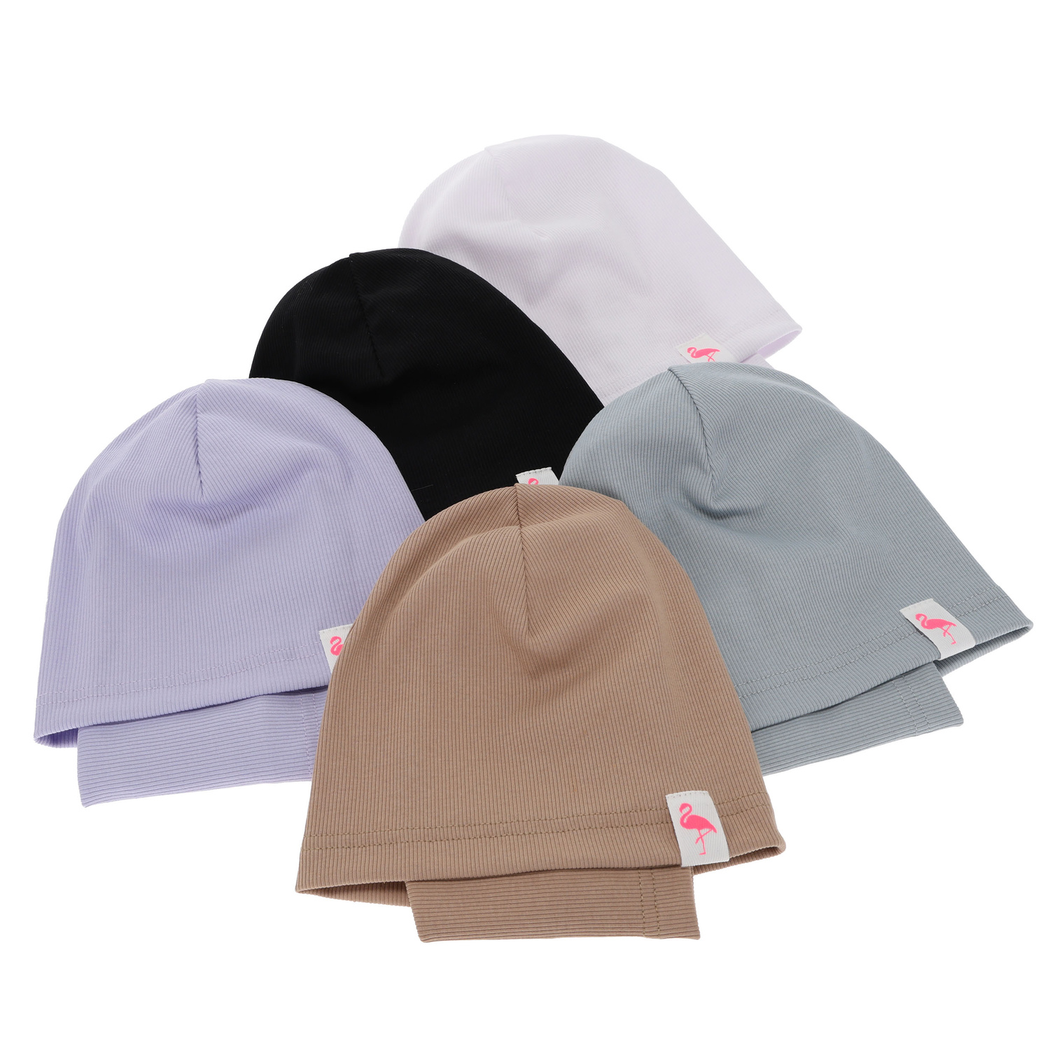 Set autunno/primavera bambina: berretto e scaldacollo, in cotone, bianco, Rumilla