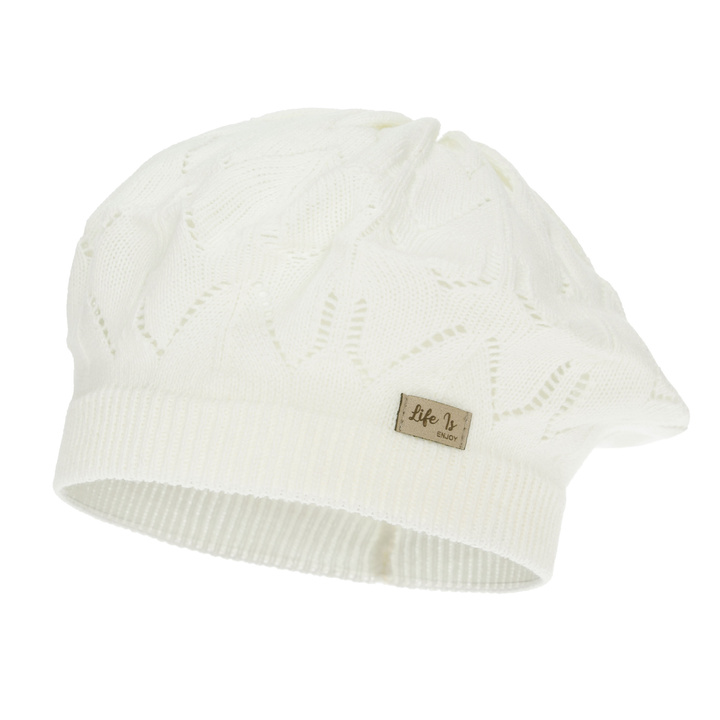 Beret autunno/primavera bambina, crema, Liveria