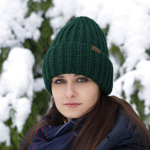 Berretto invernale donna, rosa, elegante, Ceres