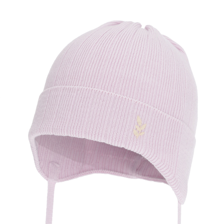 Berretto autunno/primavera bambina, rosa, 100% cotone, Zanetta