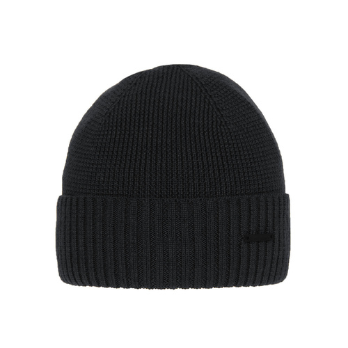 Berretto invernale uomo, grigio, 100% Lana Merino, Henk