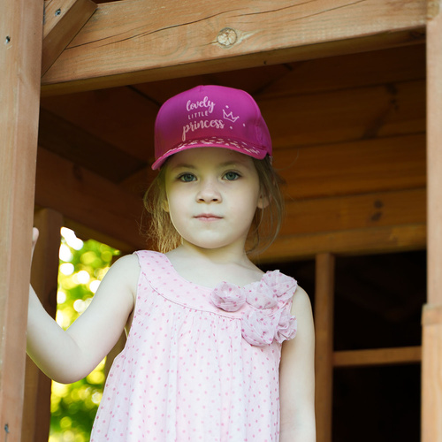Cappellino con visiera bambina, autunno/primavera, jeans, cotone, Olivia