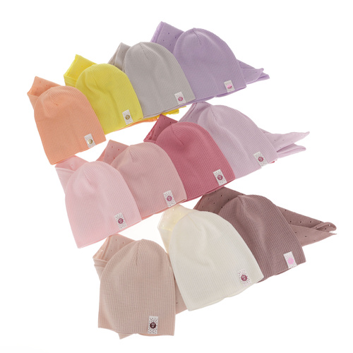 Set autunno/primavera bambina: berretto e sciarpa, giallo, Blanche