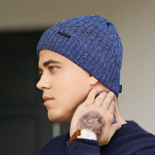 Berretto invernale uomo, khaki, Mishel